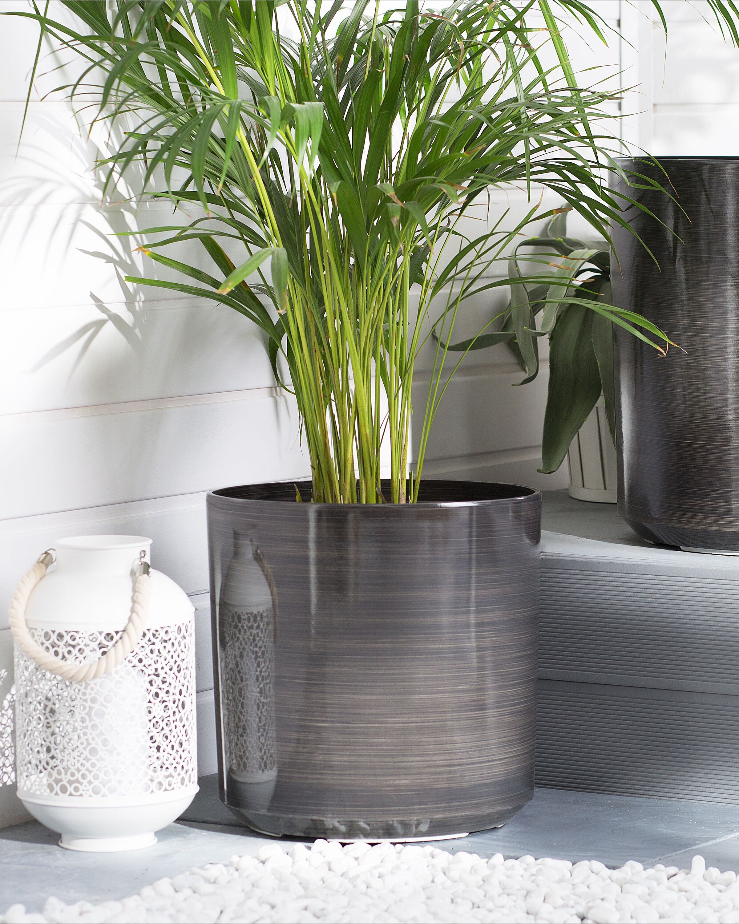 Plant Pot VAGIA 35 cm Grey