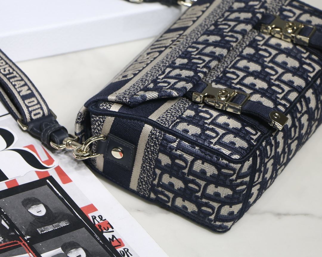 Small Diorcamp Bag Blue/Grey For Women‎ 9in/23cm CD1:1High-quality replica