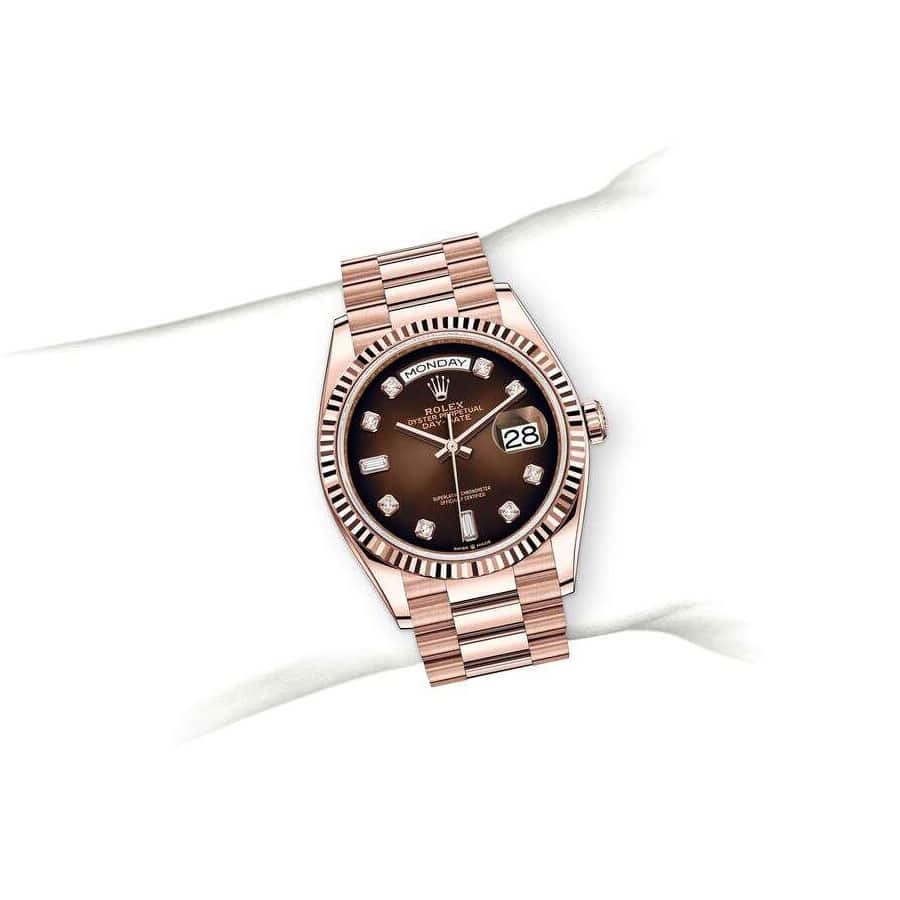 Rolex Day-Date 128235-0037 Brown Ombre Dial Replica - Top club
