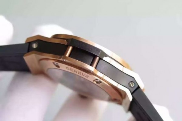 Replica Hublot Big Bang 44mm Vendome Real Tourbillon Rose Gold Black Gummy - Top club