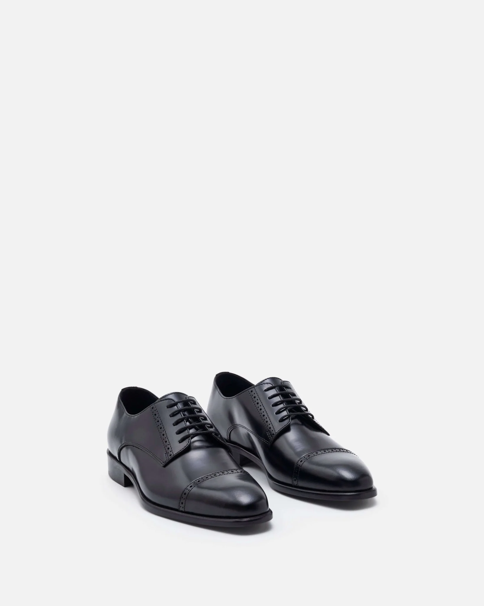 DERBIES MAUSSA/POL - En cuir à lacets noir