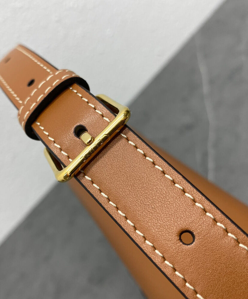 Celine Classique Cuir Triomphe Bag In Natural Calfskin Coffee1:1High-quality replica