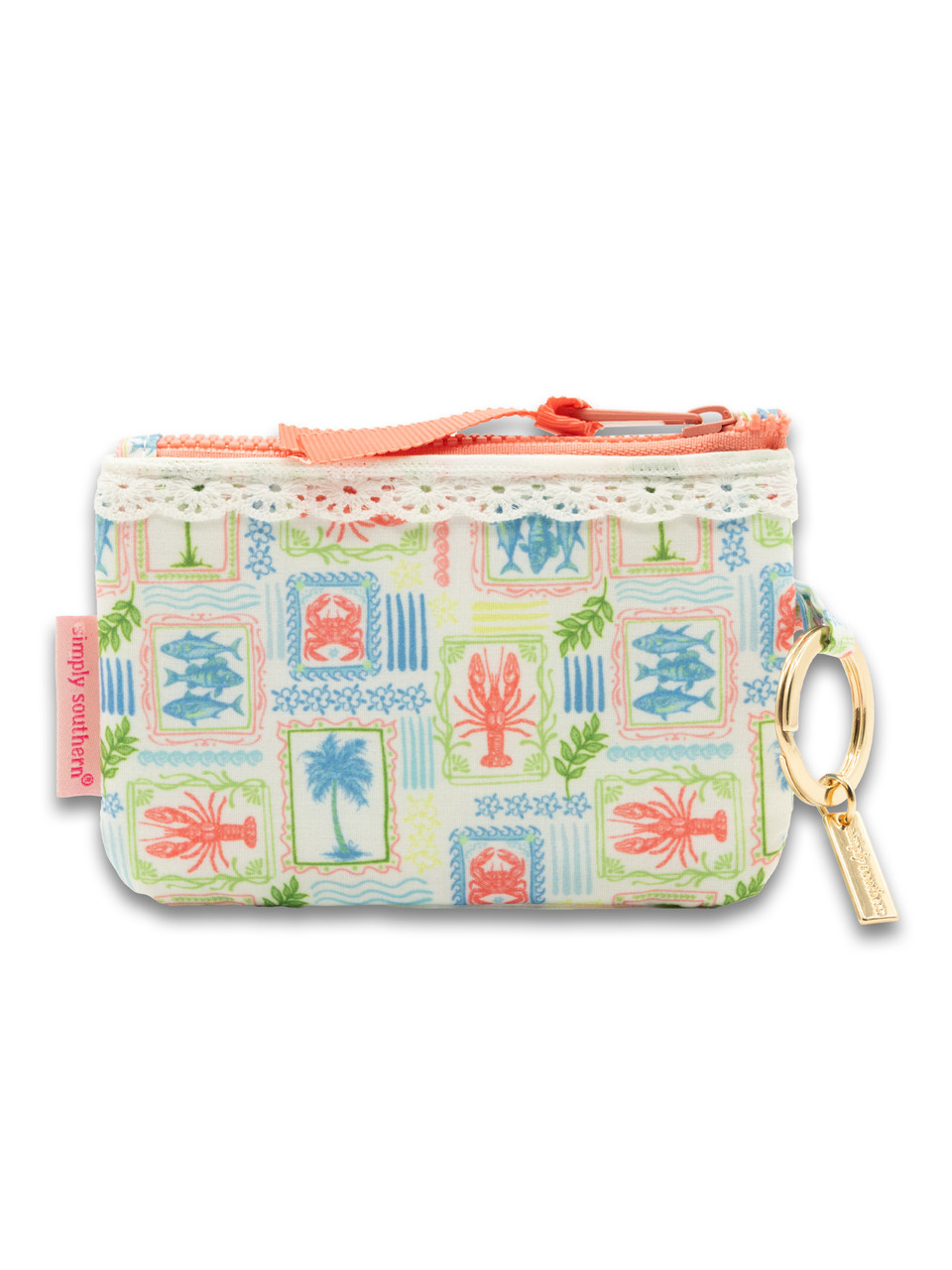 0126-BAG-IDWLT-LACE-SEAPTCH - Simply Southern Outlet