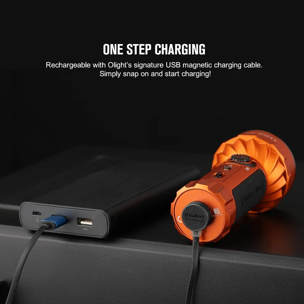 OLIGHT Marauder Mini 7,000 Lumens Bright Flashlight with 600 Meters Beam Distance, Powerful RGB Lights, Magnetic Rechargeable for Outdoors Work, Hunting, and Searching(Black) - Image 26