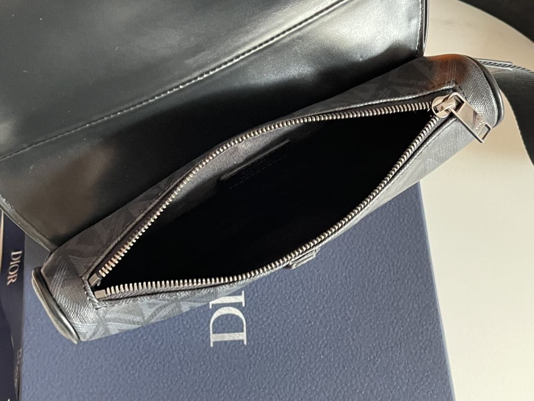 Saddle Bag Grey/Black For Women‎ 10in/26cm CD 1ADPO093CDP_H42E1:1High-quality replica