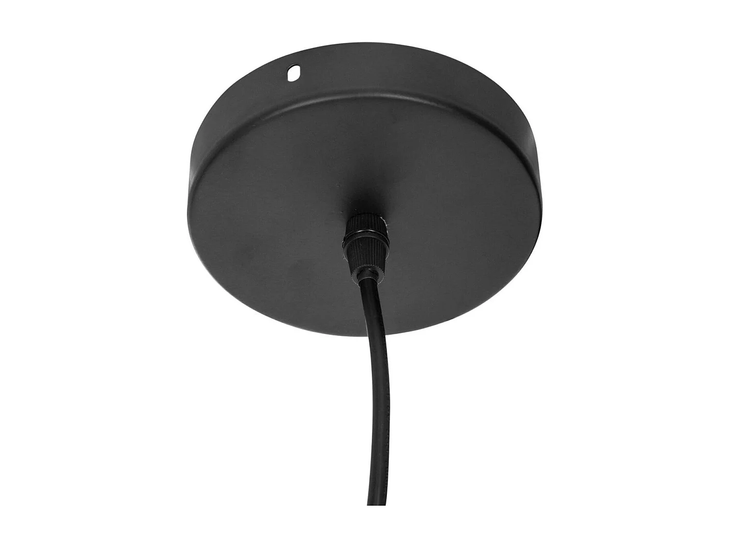 Luminaire Suspension en Métal filaire Noir D 19 cm