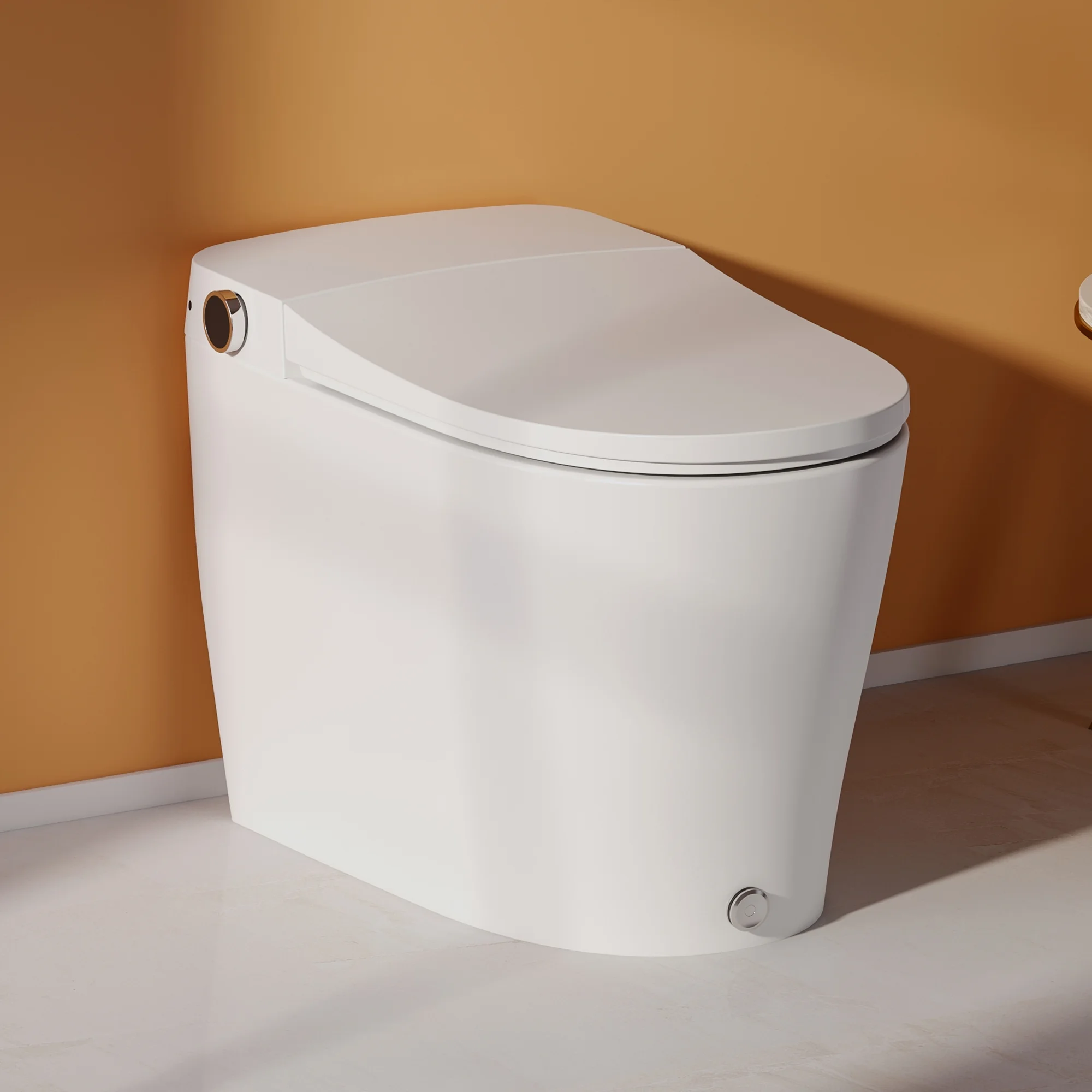 HOROW Luxury Smart Toilet, with Bidet Built-in, Automatic, Auto Open/close Lid, Heated Bidet Seat