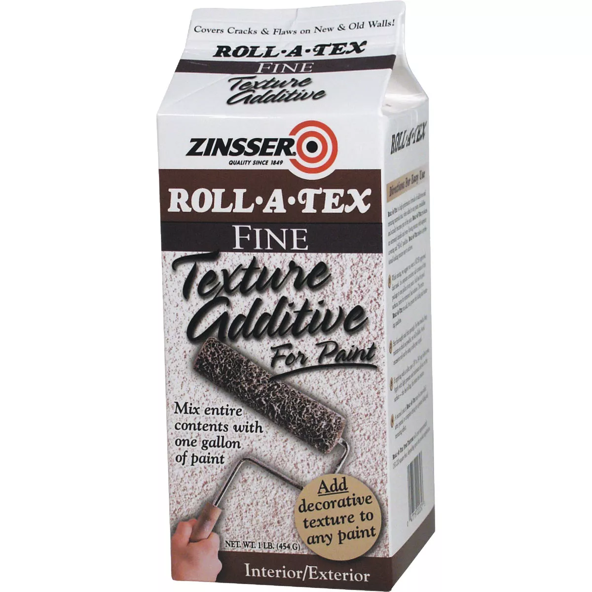 Zinsser Roll-A-Tex Fine Texture Paint Additive, 1 Lb.