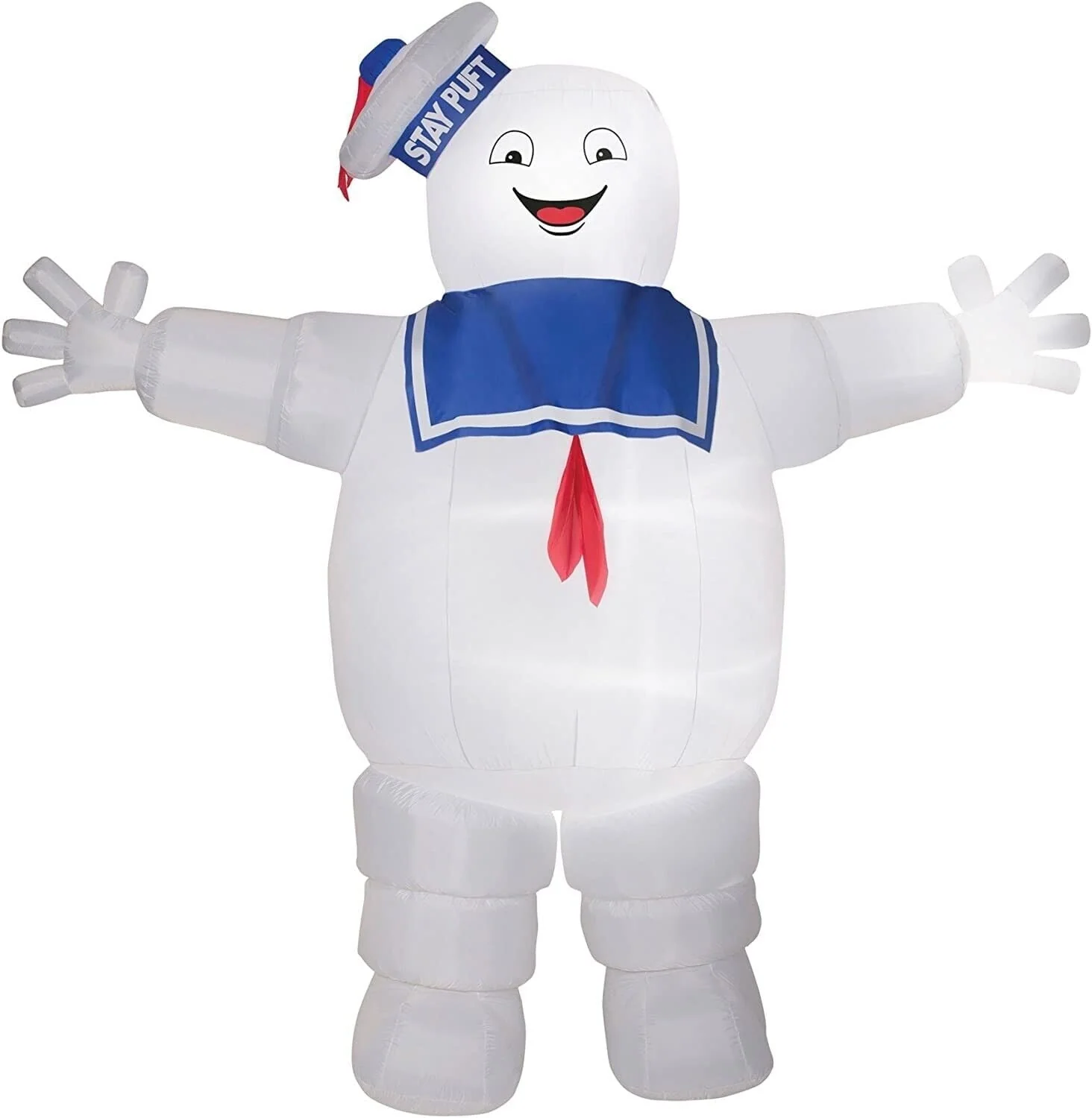 Gemmy Puft Marshmallow Man Lights Up 9 ft Yard Inflatables, Assorted Colors, 6.3 lbs