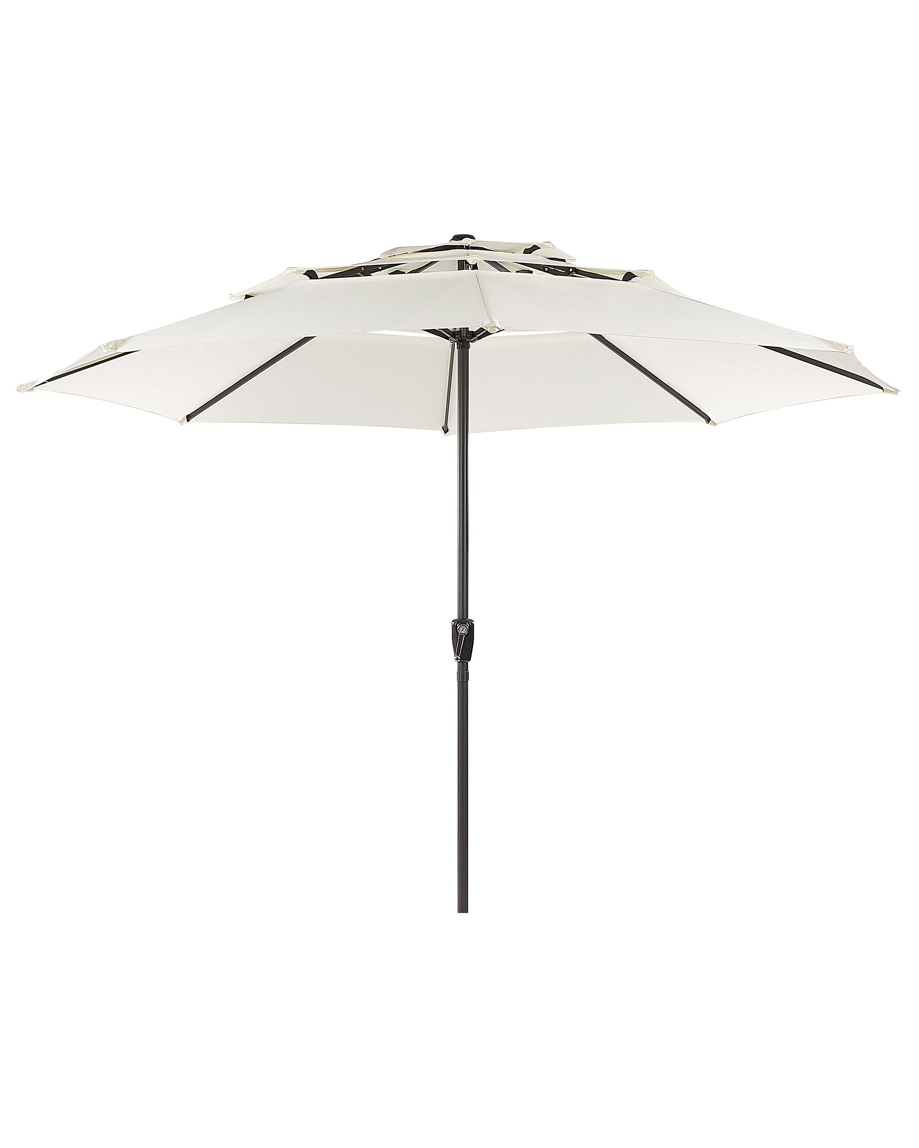 Market Parasol 285 cm BIBIONE Light Beige