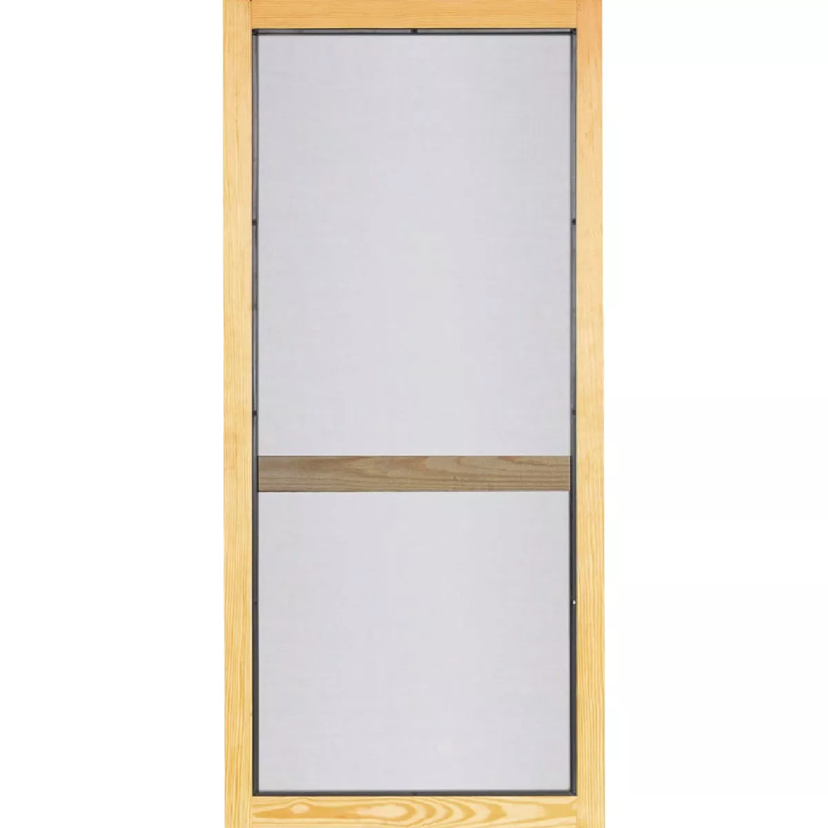 Screen Tight Woodcraft 32 In. W x 80 In. H x 1 In. Thick Natural Wood Screen Door
