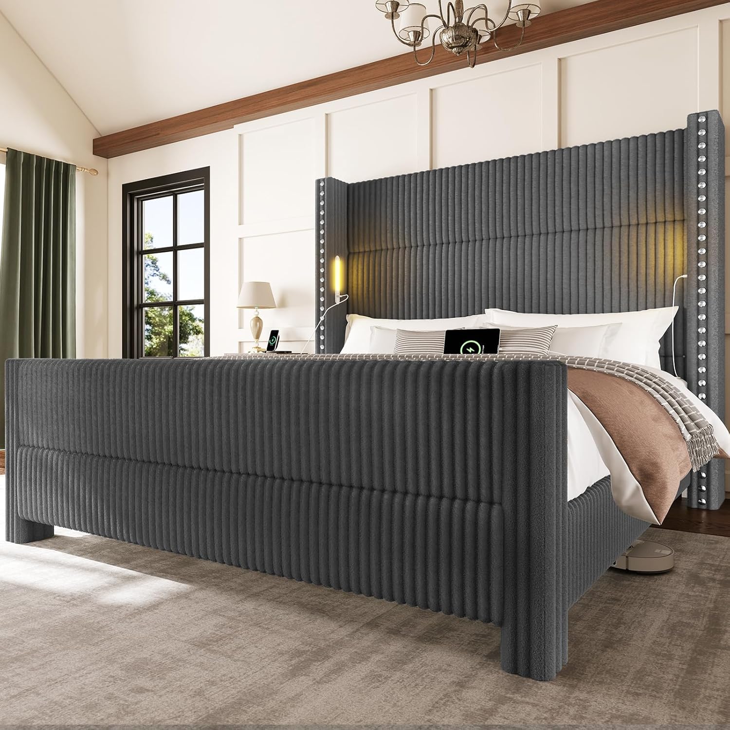 Queen Bed Frame with 56.7