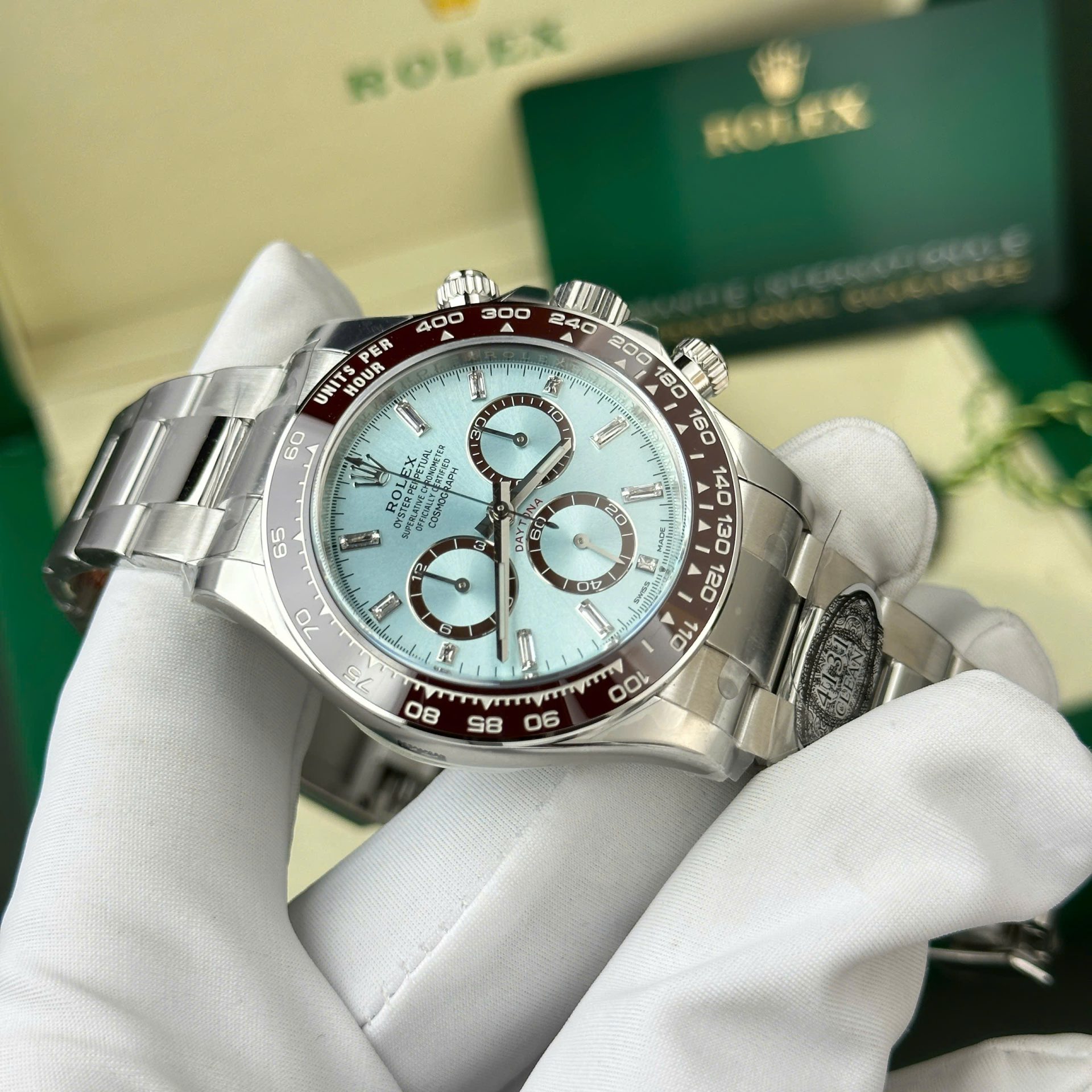 Rolex Replica Watch Cosmograph Daytona 126506 Dial Ice Blue Clean Factory 40mm - Elite Watch Atelier