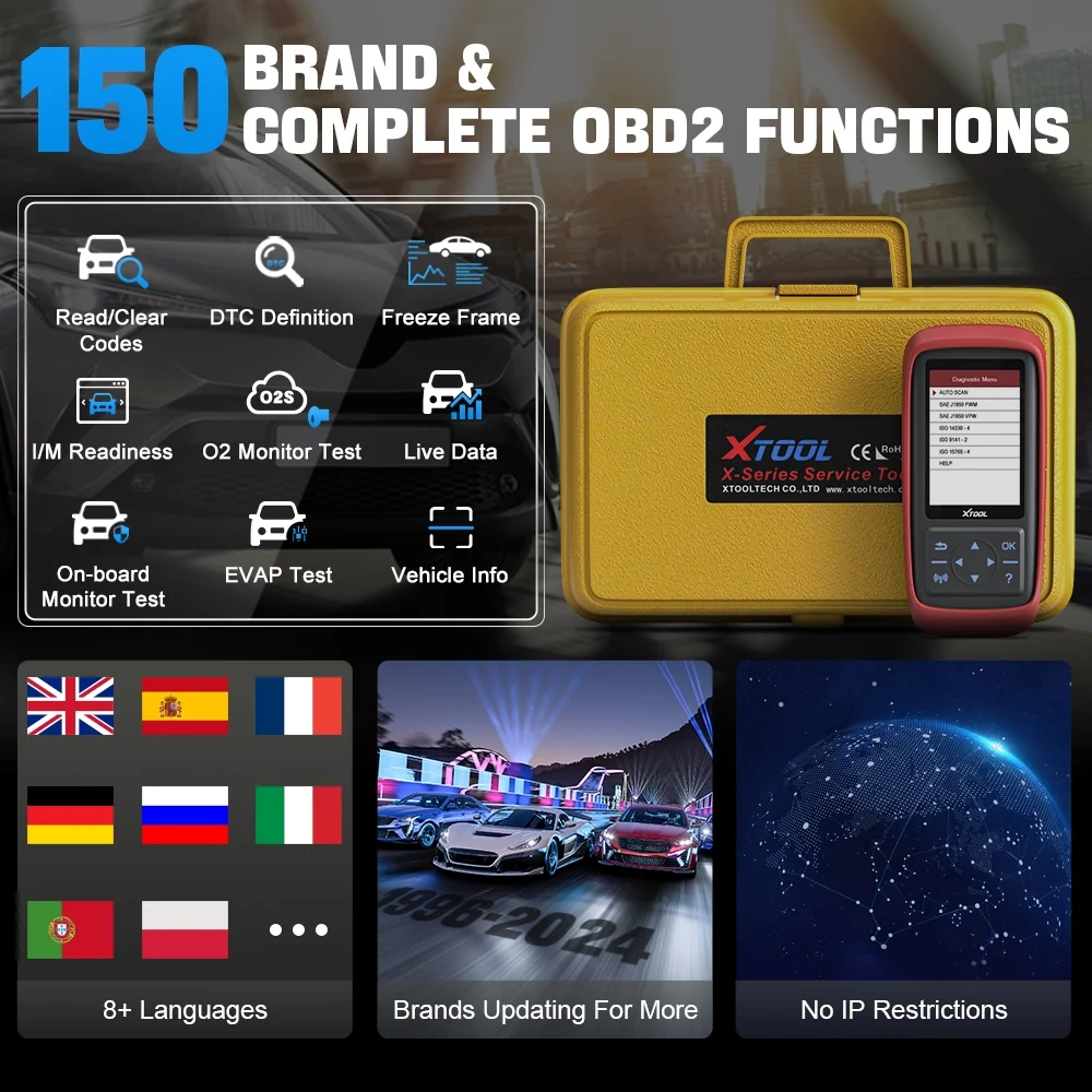 XTOOL X100 PRO2 Key Fob Programmer OBD2 Scanner with EEPROM Adapter Immobilizer Lifetime Free Update - Image 7