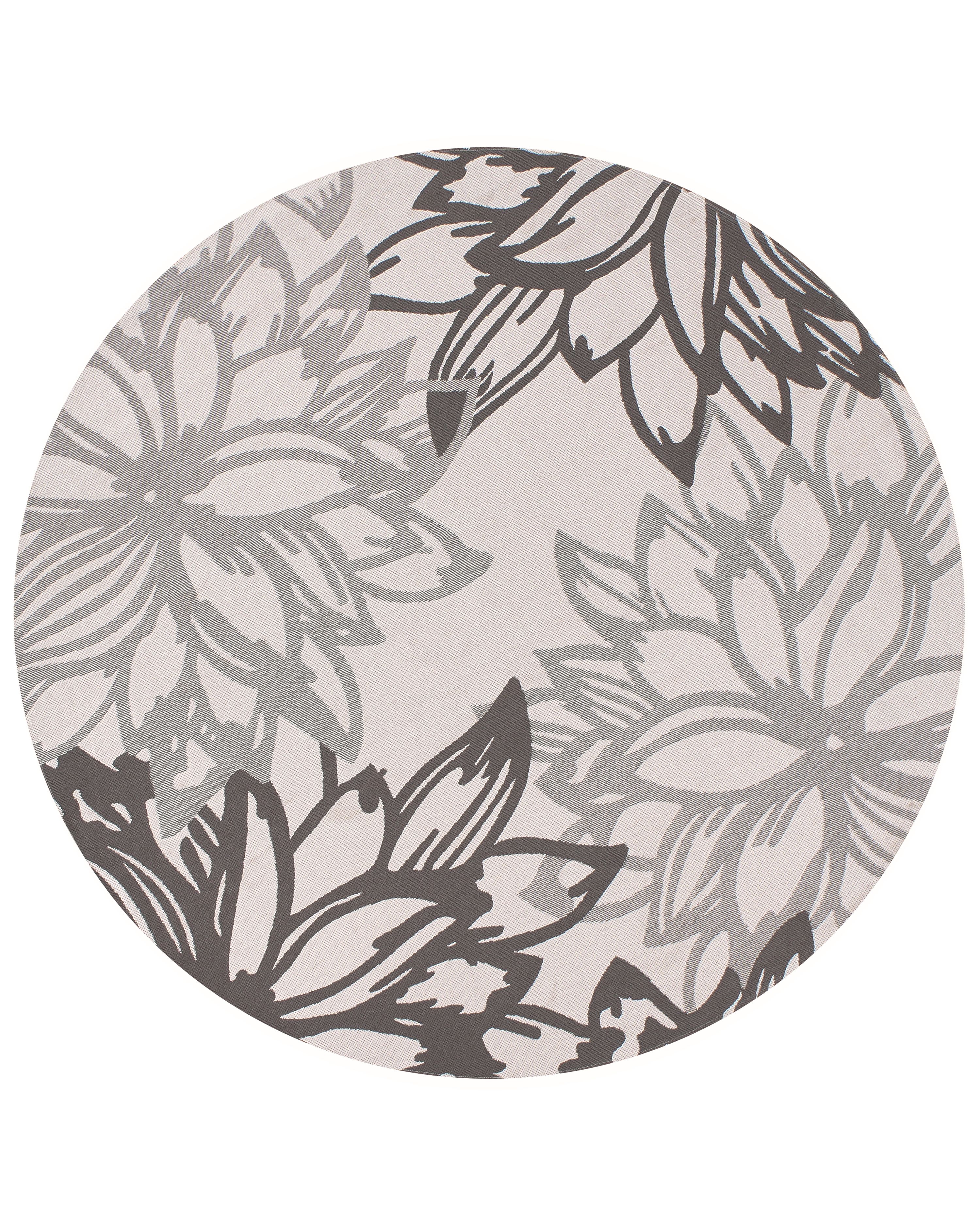 Outdoor Rug SOLAPUR Grey ø 160 cm
