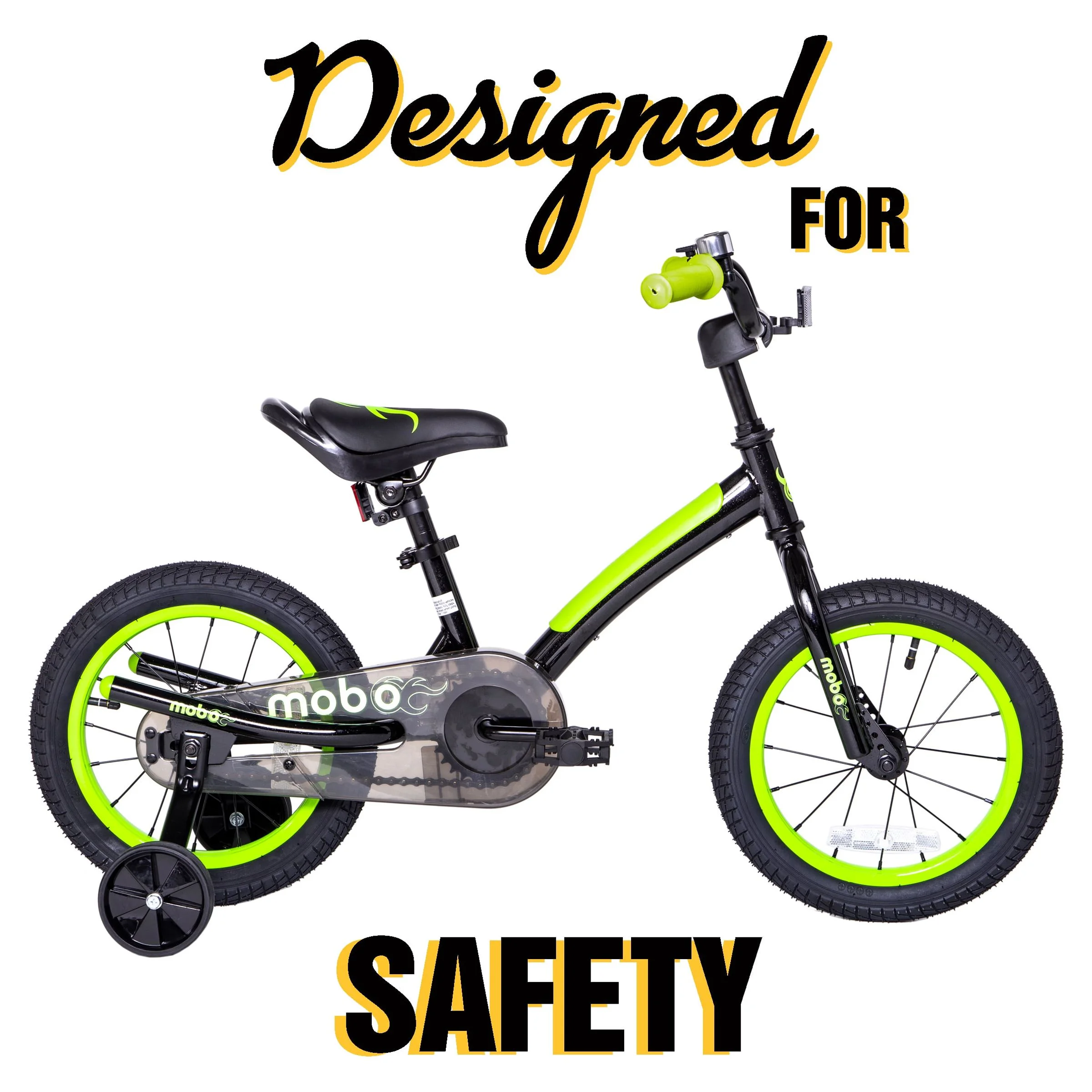 Mobo First Boy's 14" Kids Bike, Ages 3-5 Years Old, Red - Image 39