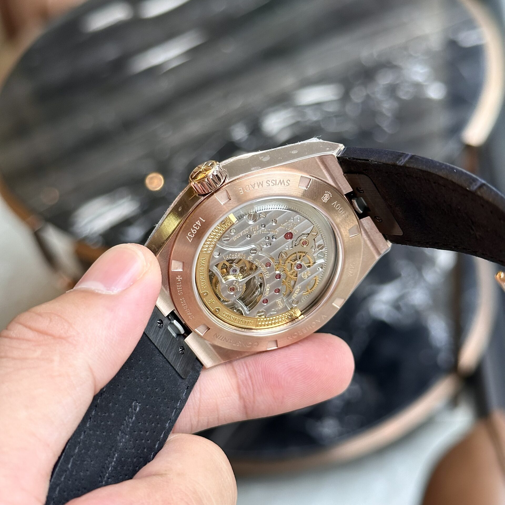 Vacheron Constantin Overseas 6000V Tourbillon Rose Gold Replica 11 Watch 42.5mm - Top club