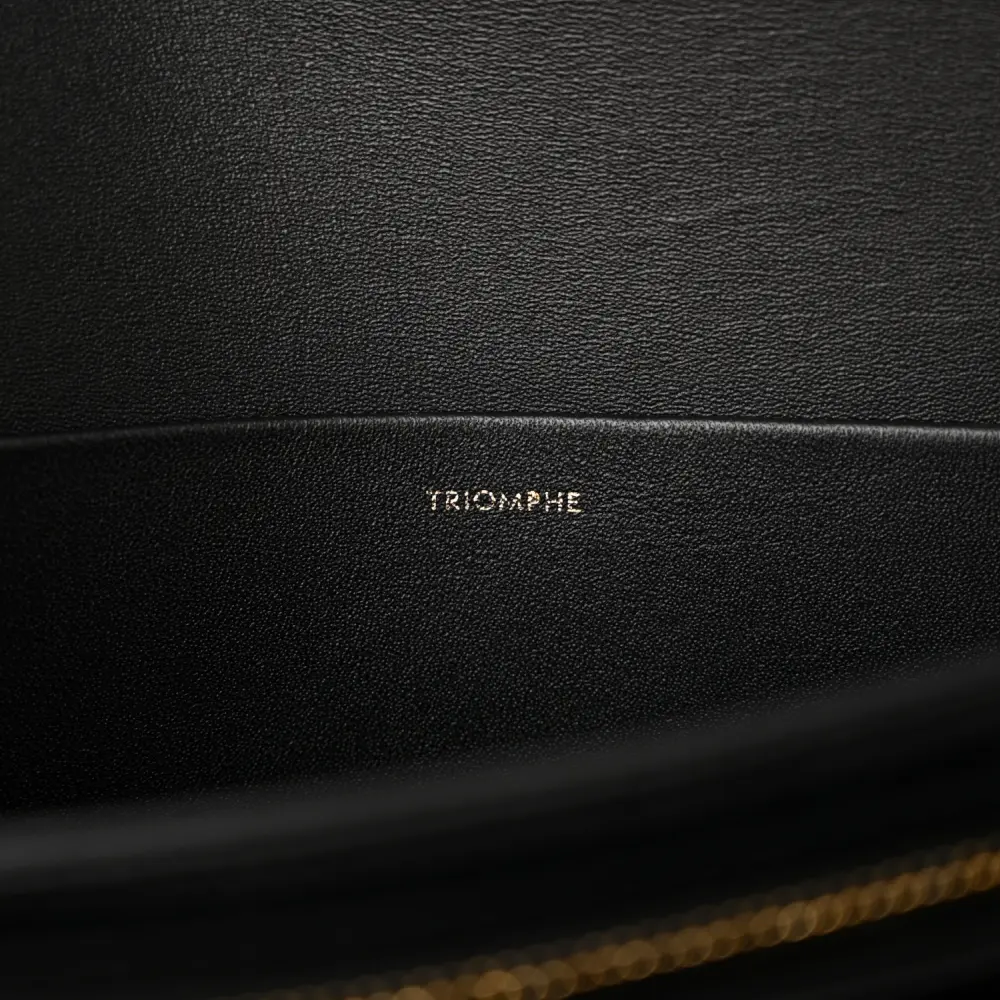 Replica Celine Black Shiny Calfskin Bag with Gold Hardware1:1High-quality replica