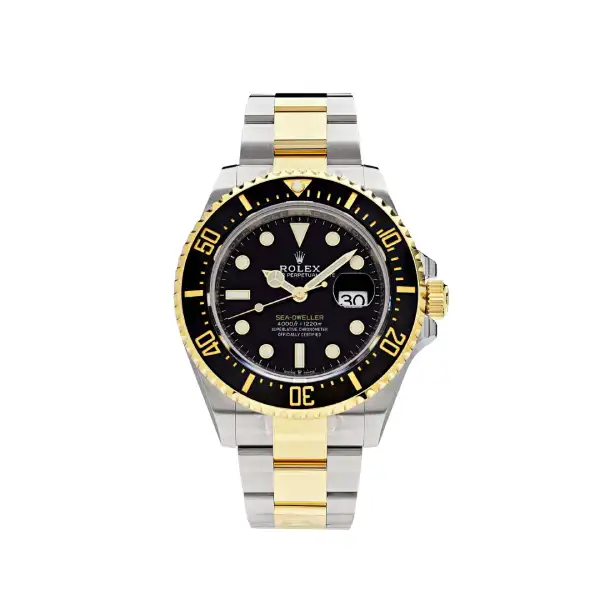 Rolex Sea-Dweller In Two-Tone  Rolesor  Steel And Yellow Gold Replica - Elite Watch Atelier
