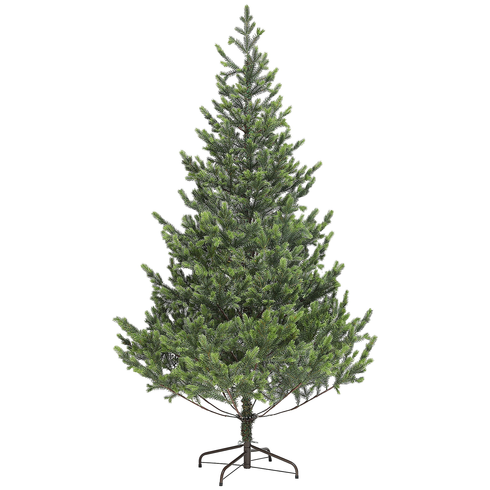 HOMCOM 6ft Artificial Sparse Christmas Tree with Steel Stand and 1933 Tips for Home Office Holiday