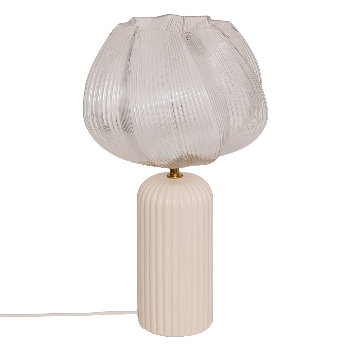 Table Lamp Sector "Phylas" Beige, H.45,5 cm
