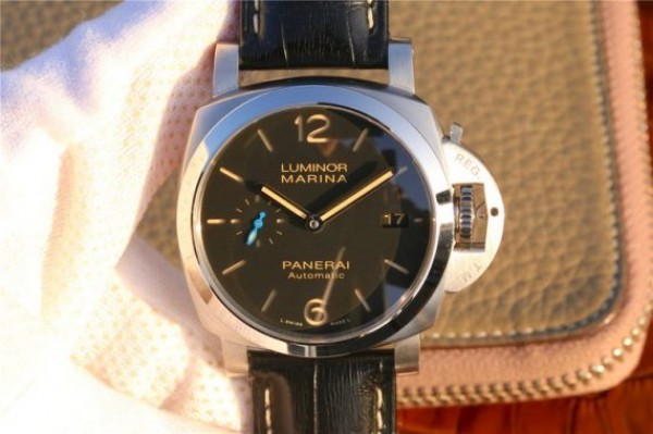 Replica Panerai PAM1392 XF Black Dial Black Leather Strap P9010 - Top club