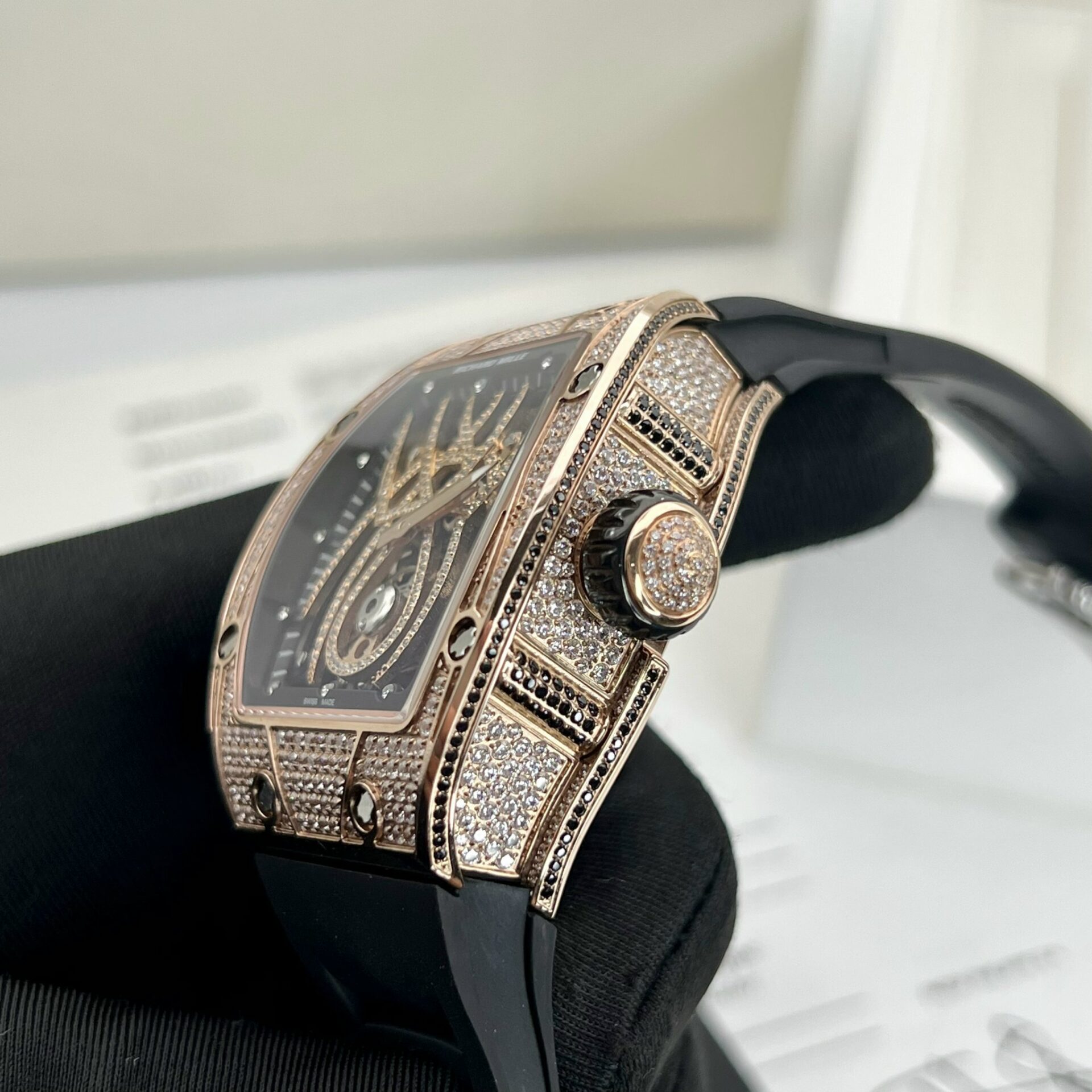 Richard Mille RM 19-01 Rose Gold With Diamonds Replica 11 Watch Spider 42MM - Top club