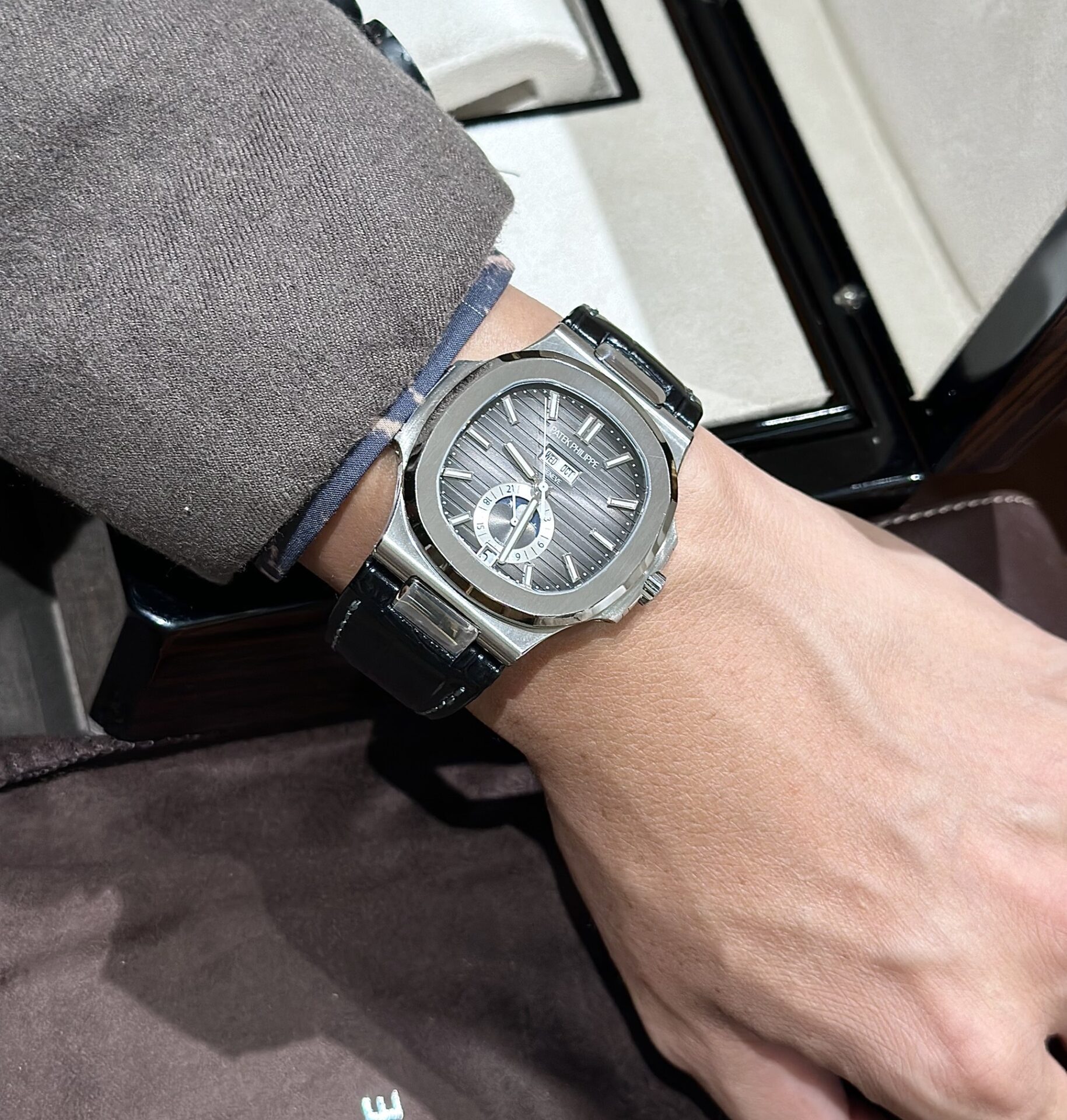 Patek Philippe Replica Watch Nautilus 5726G Gray Dial PPF Factory 40.5mm - Top club