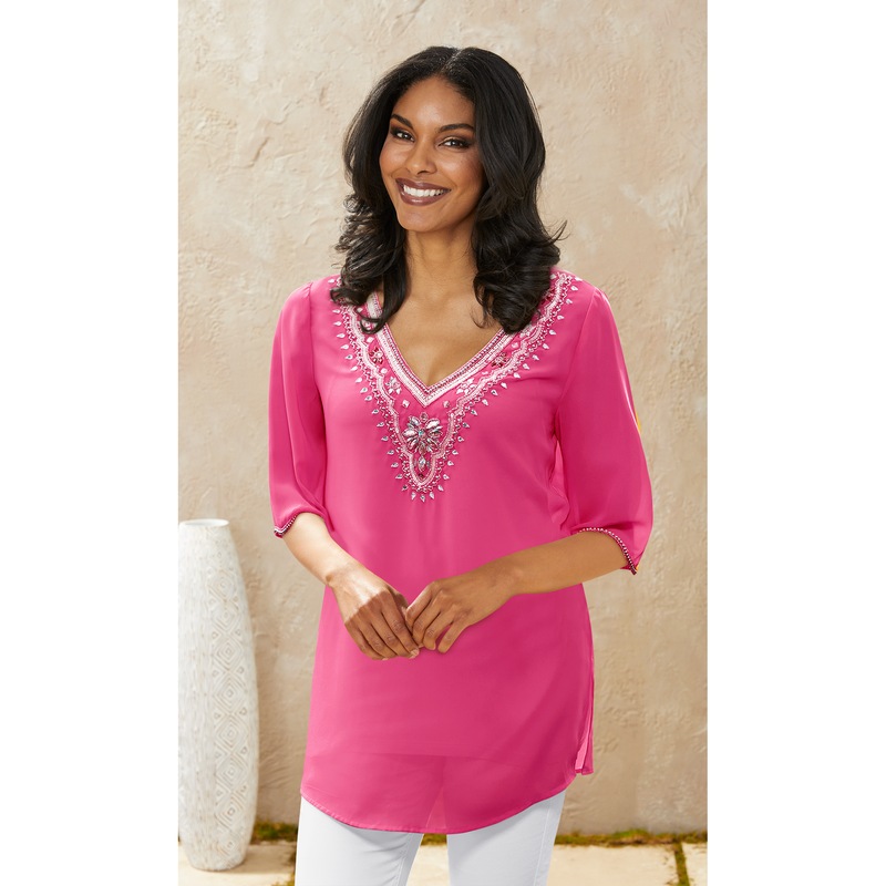 Catalina Tunic - MIDNIGHT VELVET CATALOG