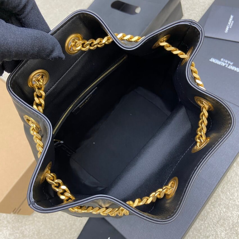 Replica Ysl Saint Laurent Joe Backpack 672609 In Black Lambskin1:1High-quality replica