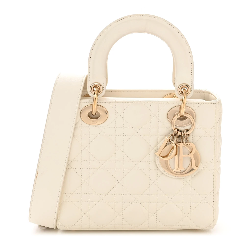 Replica Dior White Cannage Handbag – Premium Mirror Quality