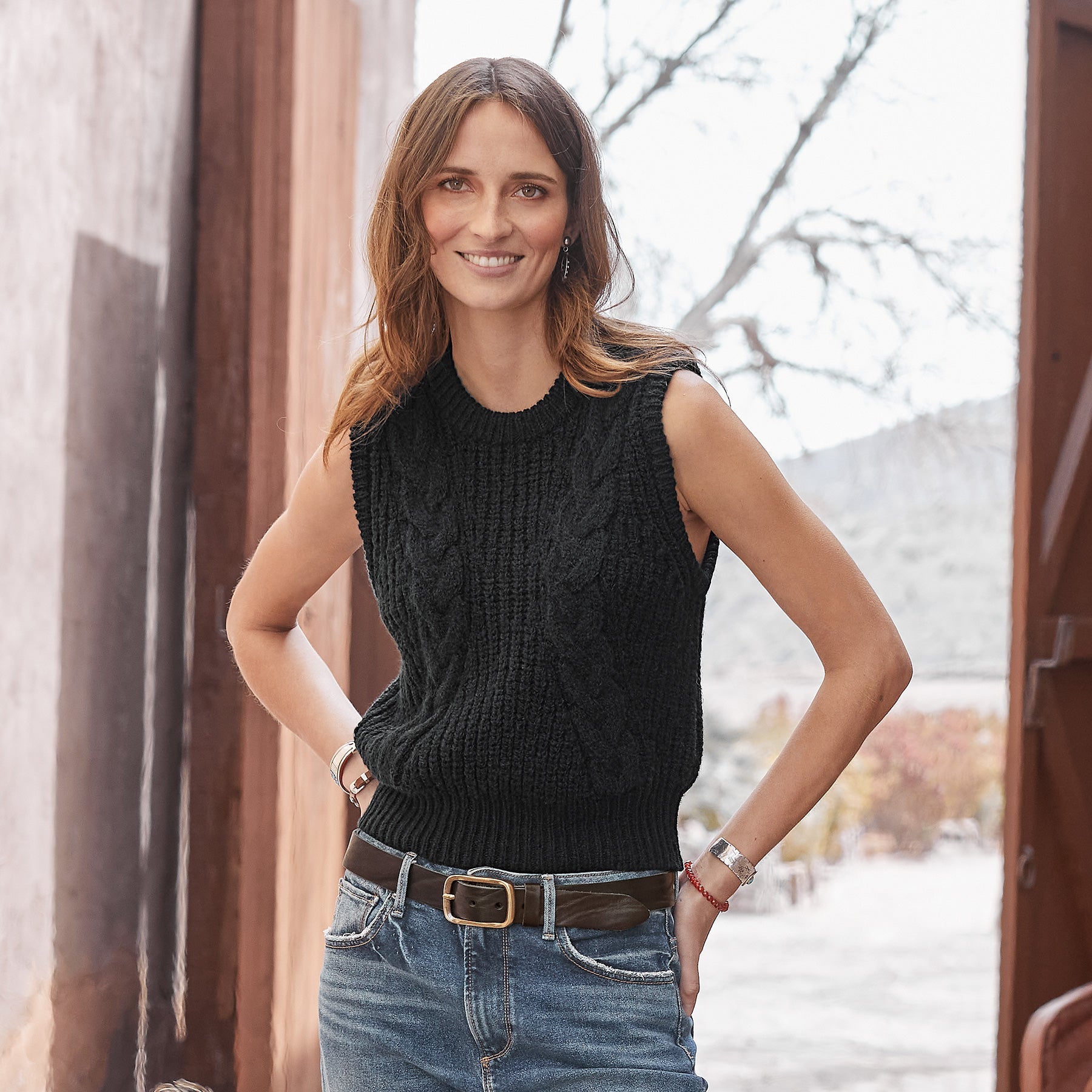 Carsyn Sweater Vest, Petite - Sundance Clothing