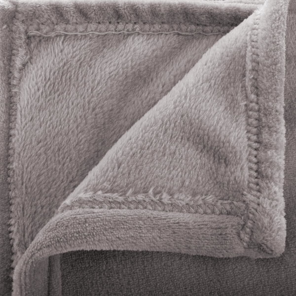 Flannel plaid Grey, 130x180 cm