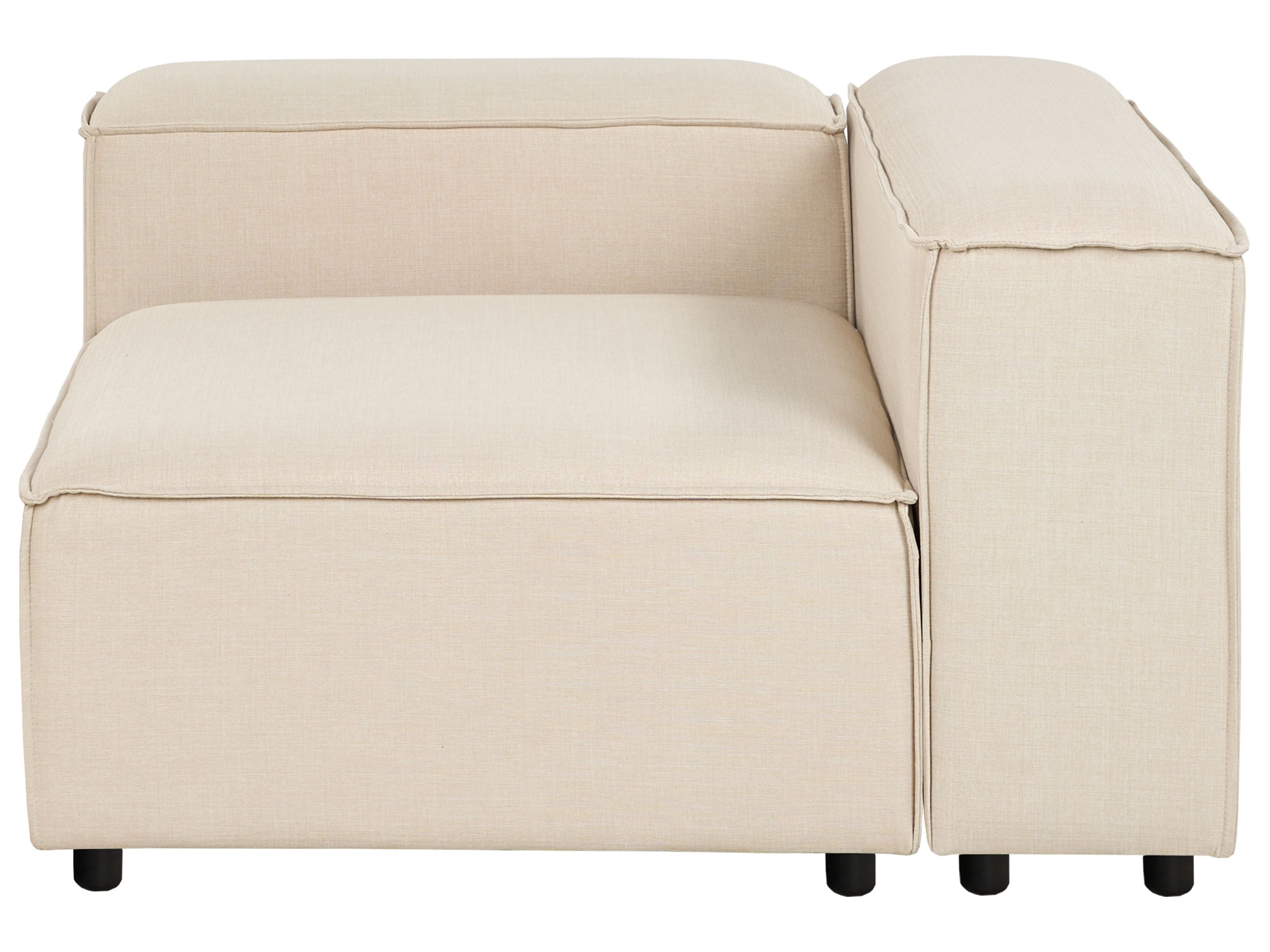 Corner Seat ARDAL Fabric Beige Left Hand