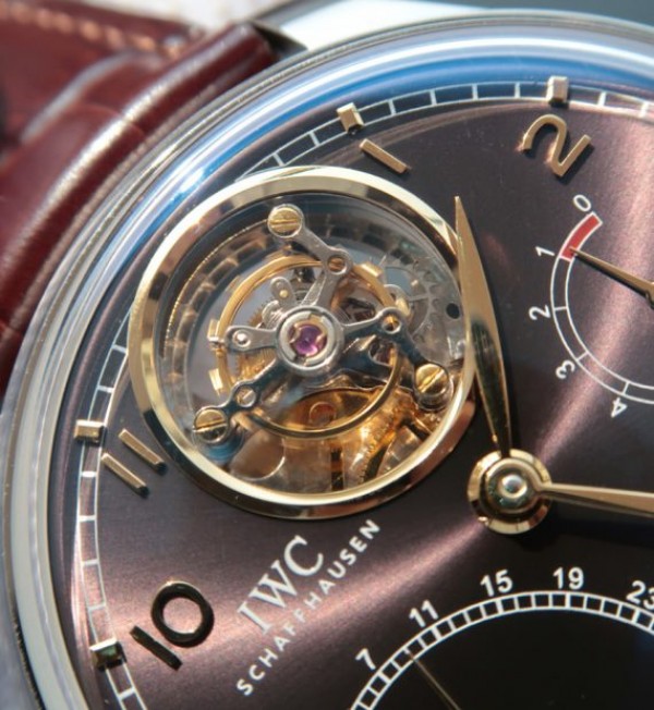 Replica IWC TF Portuguese Tourbillon IW5046 Black Dial - Top club