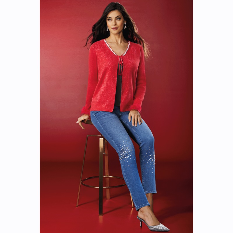 Esme Sparkle Sweater - MIDNIGHT VELVET CATALOG