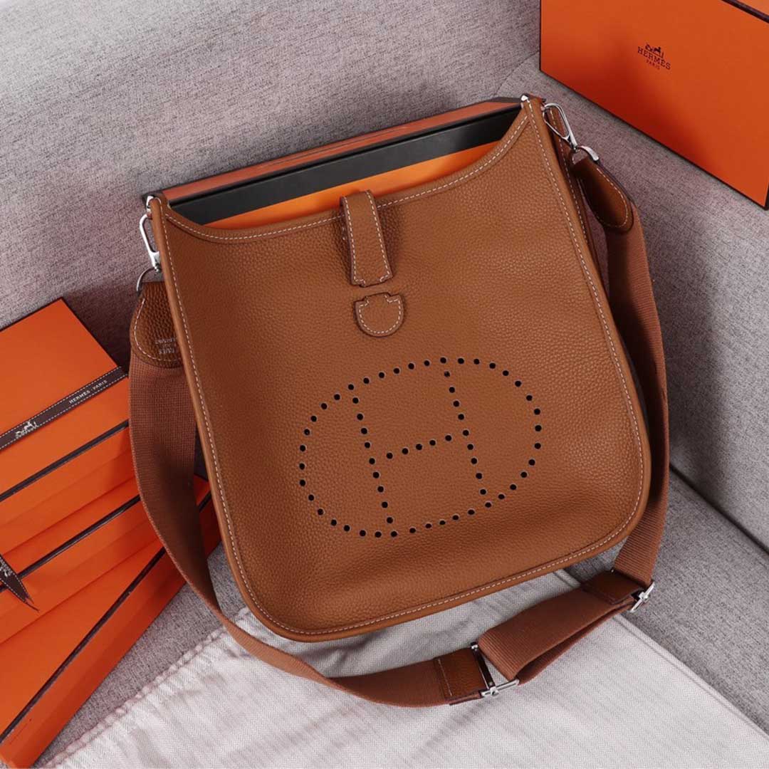 Replica Hermes Aaa-Evelyne Iii 29 Bag Orange/Black/Blue1:1High-quality replica