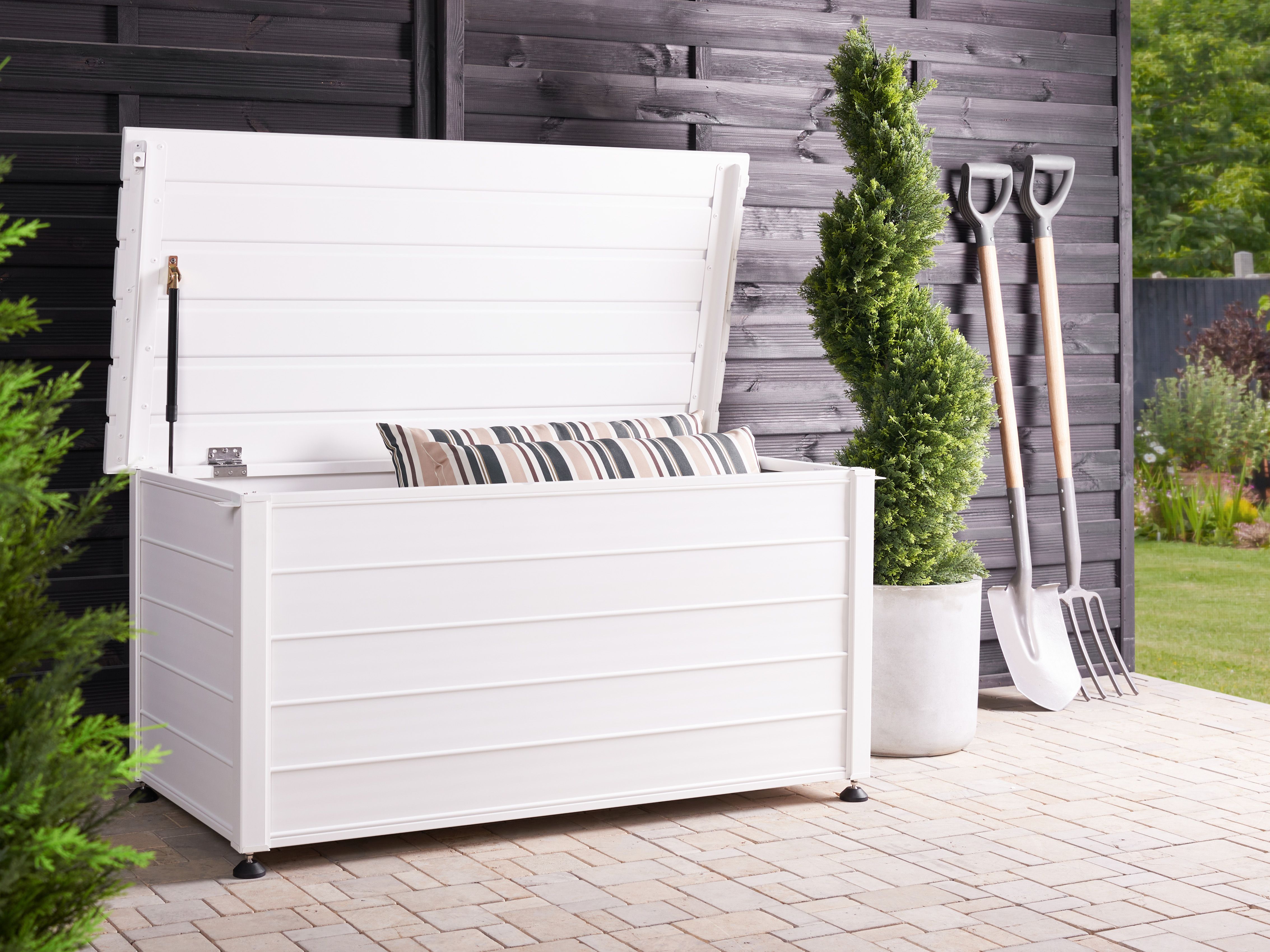 Storage Box CAMPALTO 123 cm 60 cm White