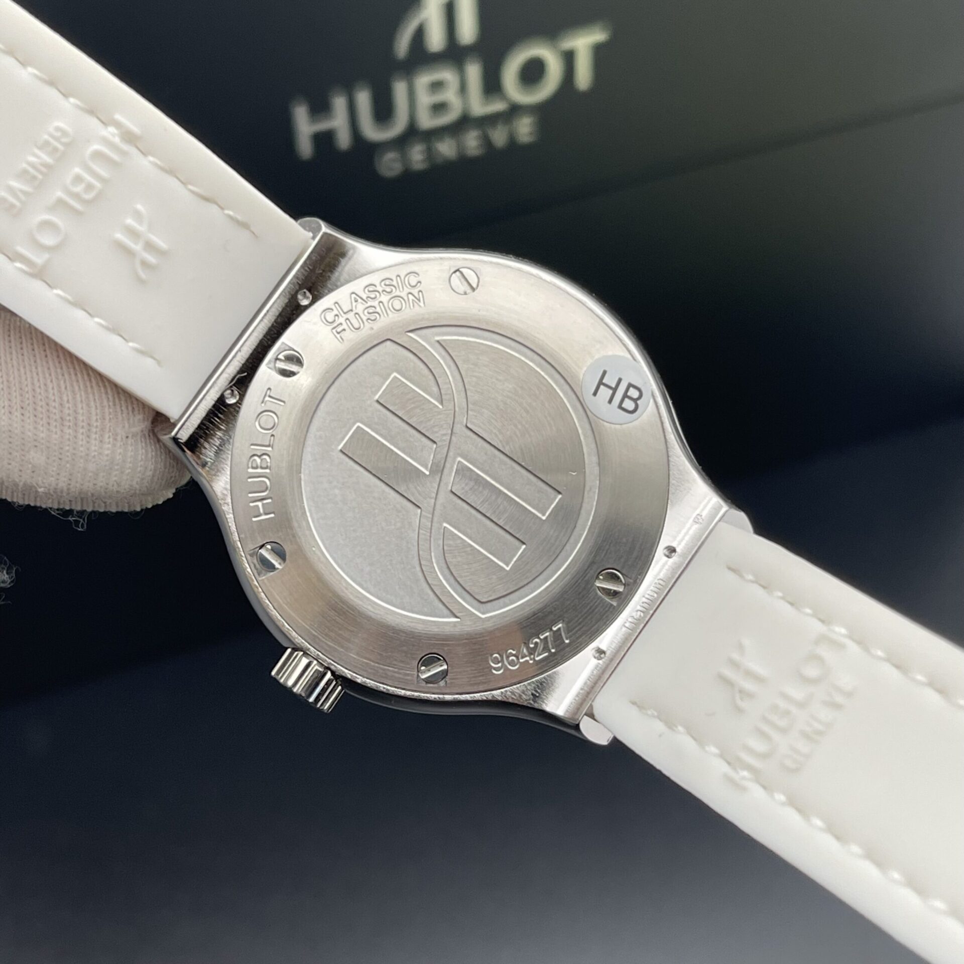 Hublot Replica Watches Classic Fusion Womens White Dial HB Factory 33mm - Top club