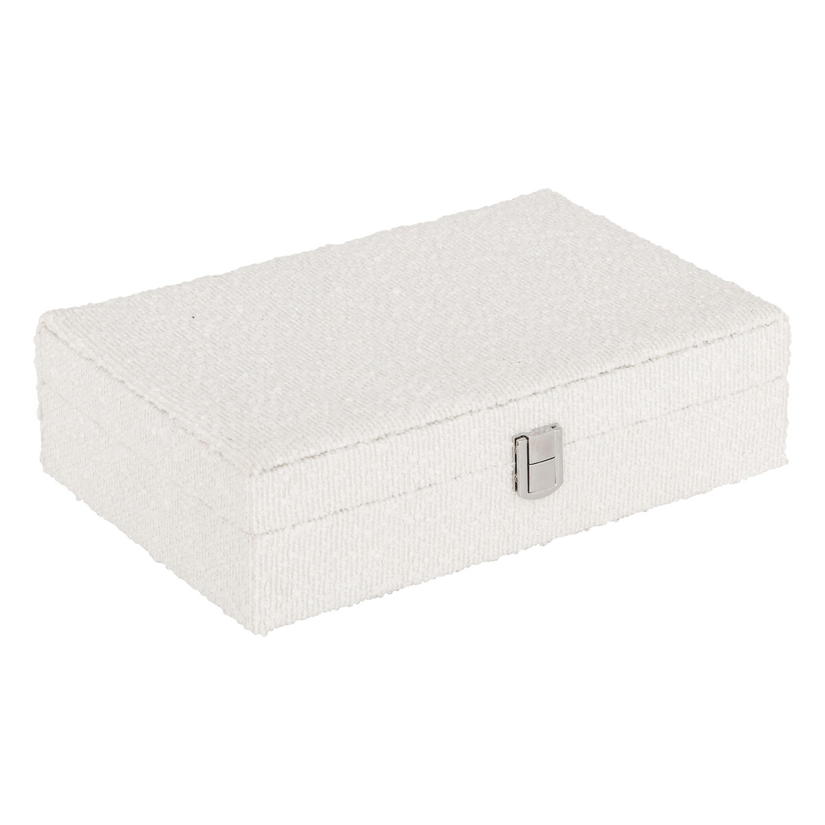 Jewelry box "Loe" Boucl&eacute;, White, 28x19 cm