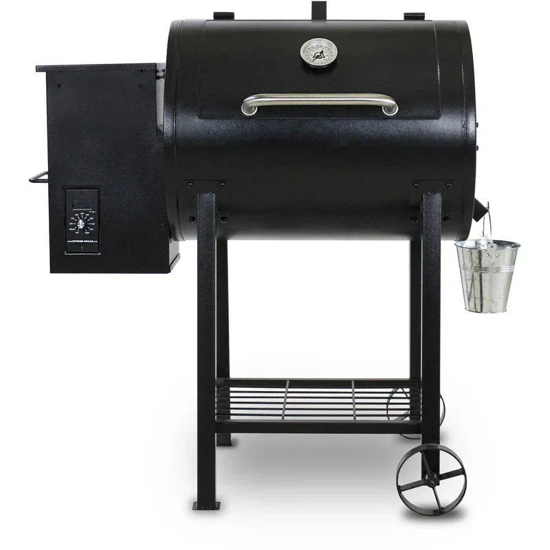 Wood Fired Pellet Grill With Flame Broiler, 700 Sq In Cooking Space - 700FB