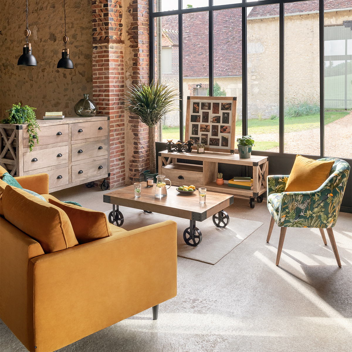 Armchair "Sango" Green