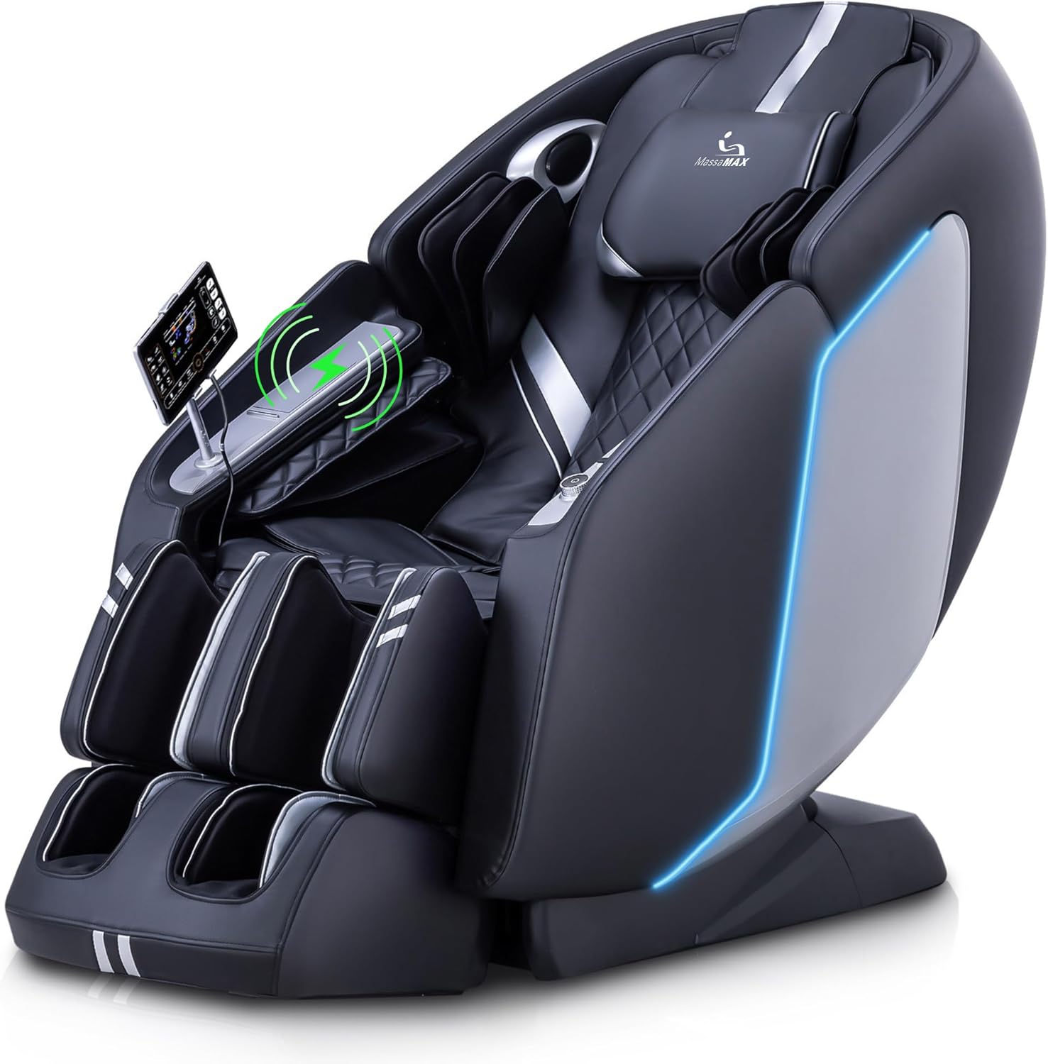 MassaMAX 4D Full Body Massage Chair for Daily Comfort Upgrade-Yoga Stretch, AI Voice Control, 55