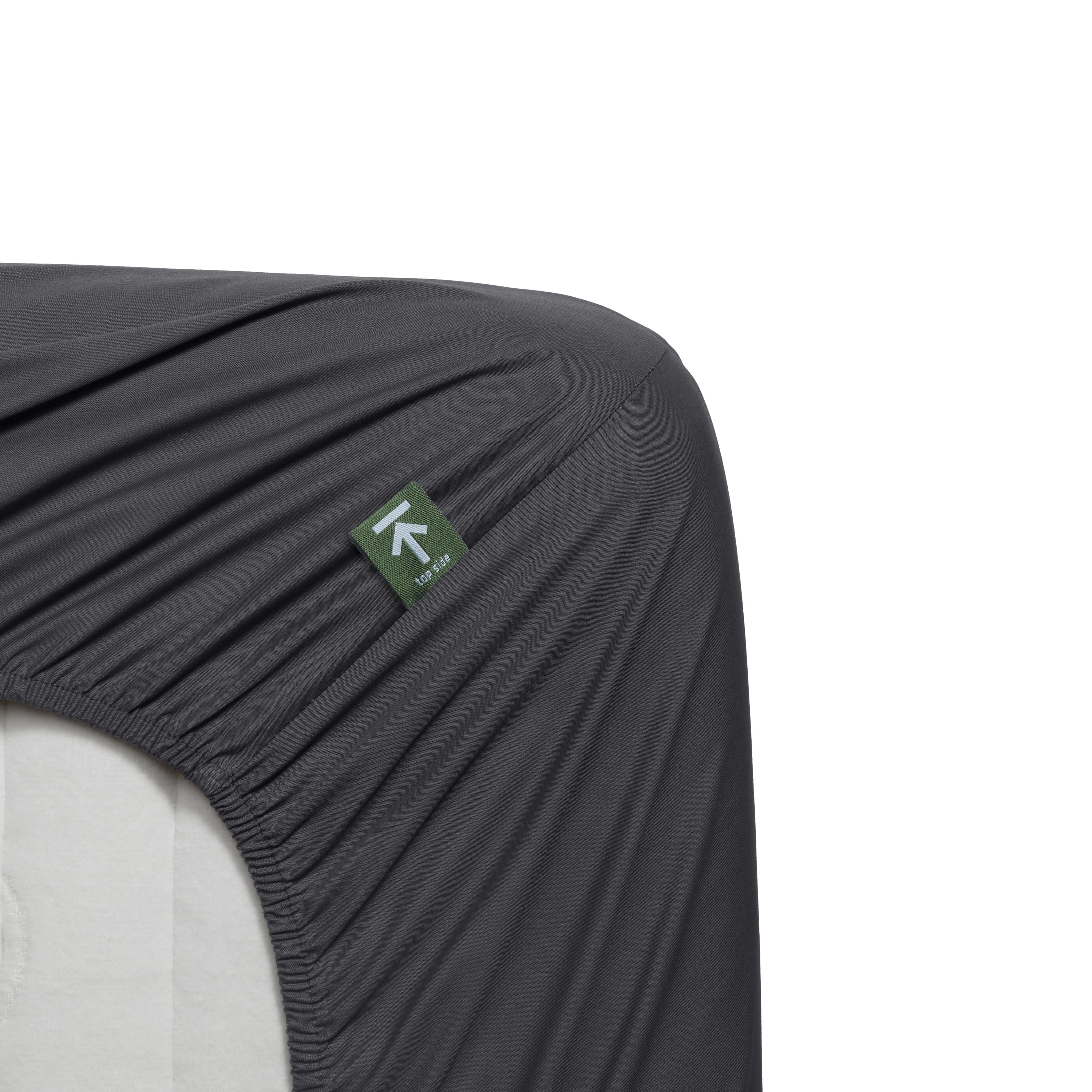 Beddinghouse Percale katoen - Hoeslaken - 180x210 - Antraciet