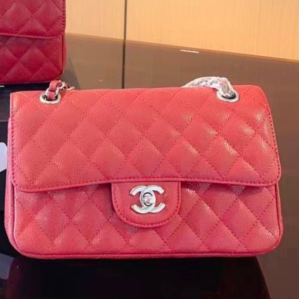 Chanel Caviar CF Small 23CM(Replica)1:1High-quality replica