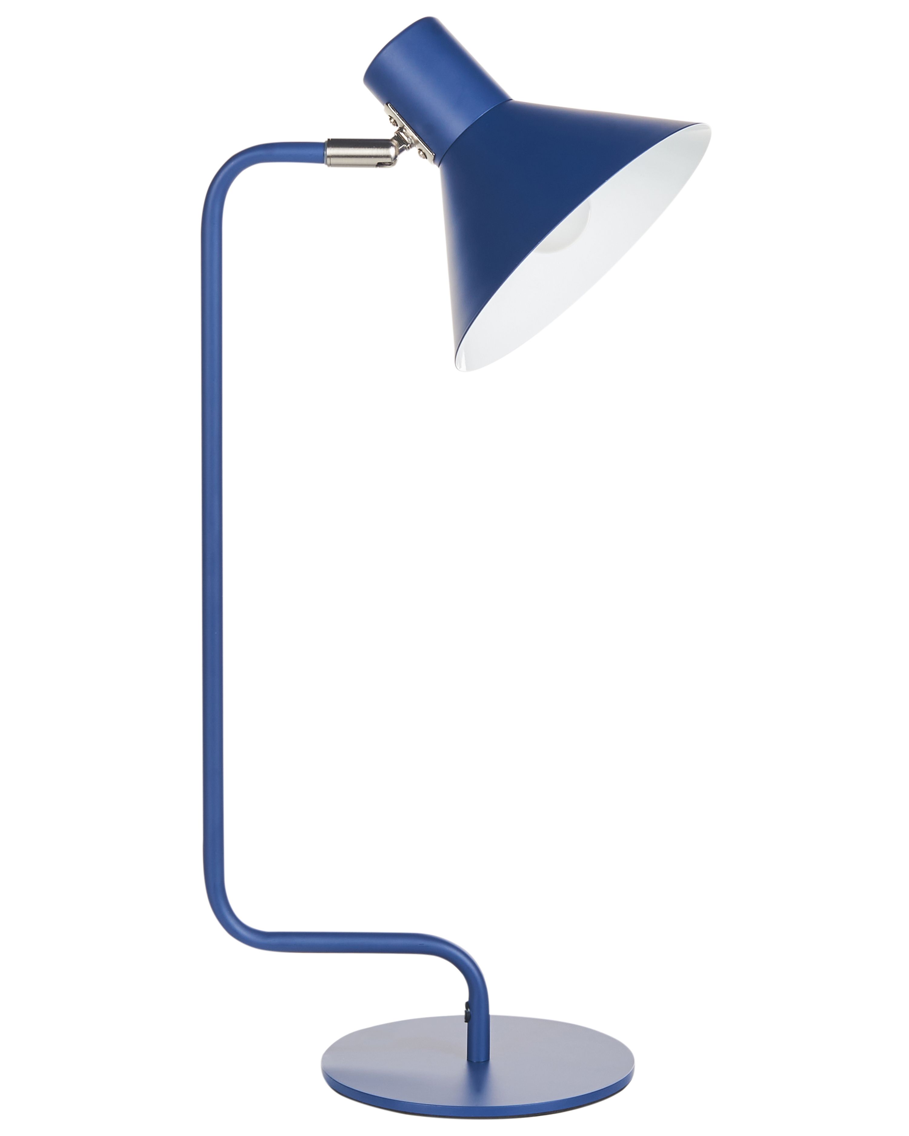 Wireless Table Lamp RIMAVA Adjustable Metal Blue