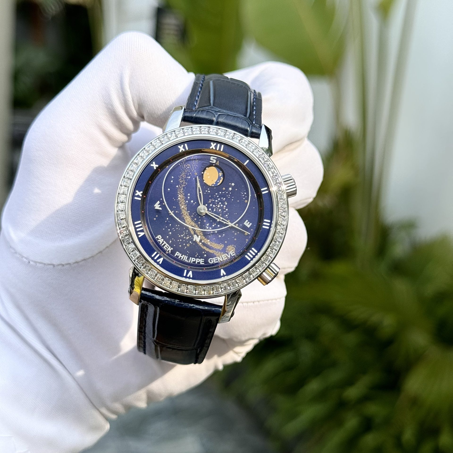 Patek Philippe Replica 1:1 Watch Grand Complications 5104G Blue 44mm - Elite Watch Atelier