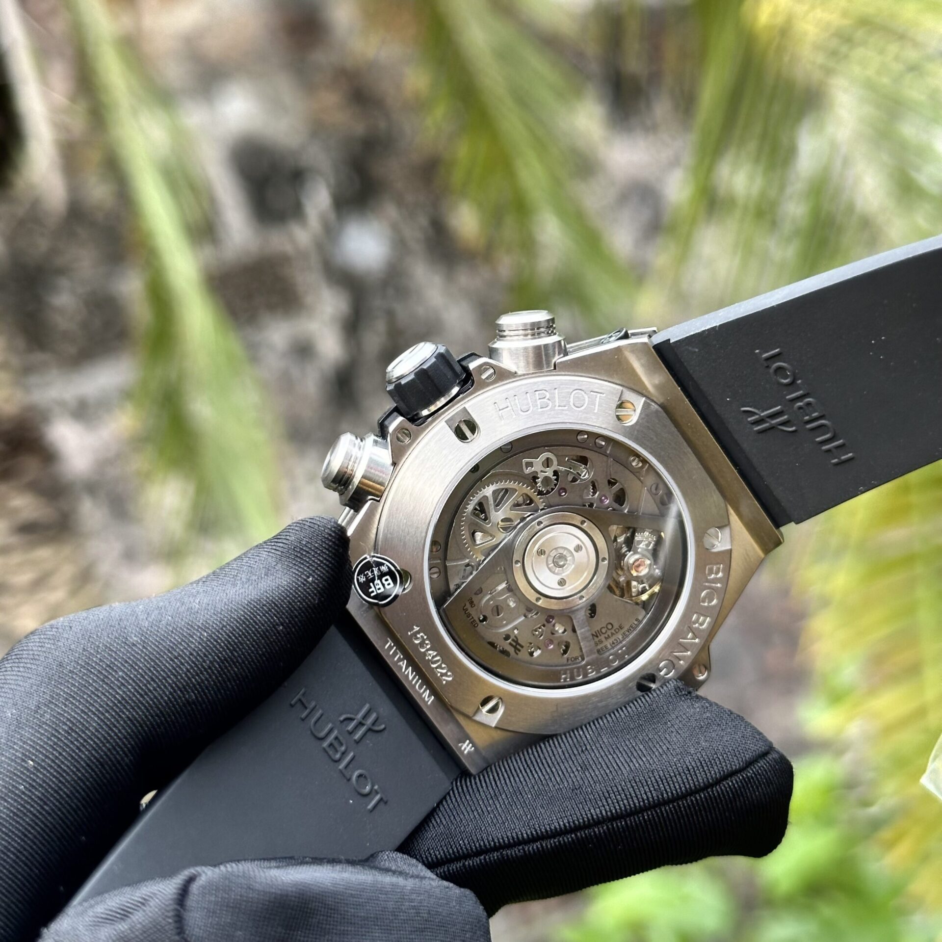 Hublot Replica Watches Big Bang Unico Titanium Black Rubber Strap 44mm - Top club