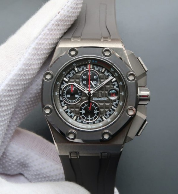 Replica Audemars Piguet JF Royal Oak Offshore Titanium Michael Schumacher Gray Dial A3126 - Top club