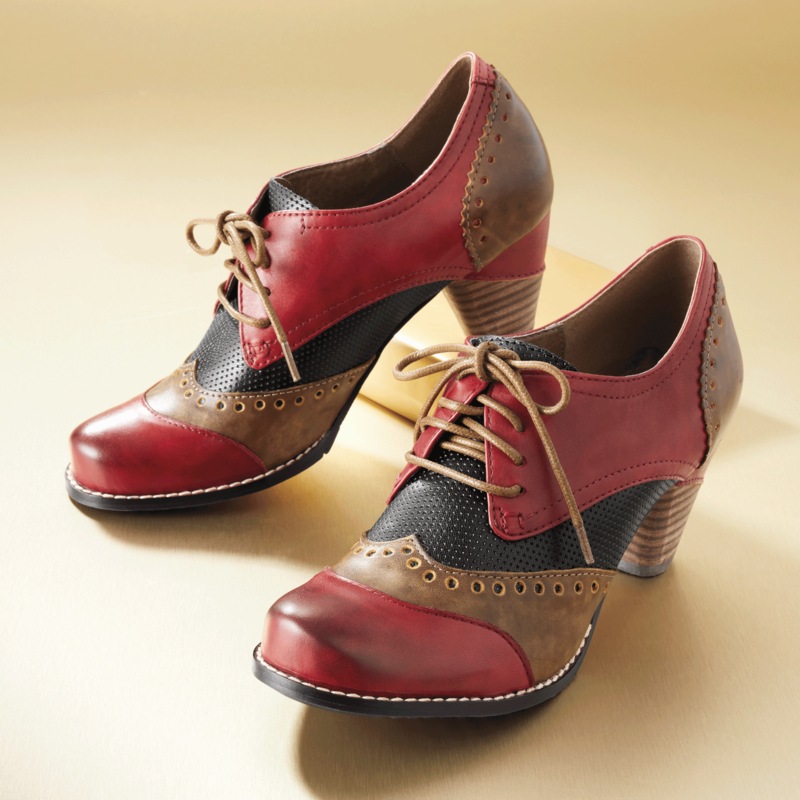 Spring Step Bardot Lace-Up Shoe - MIDNIGHT VELVET CATALOG